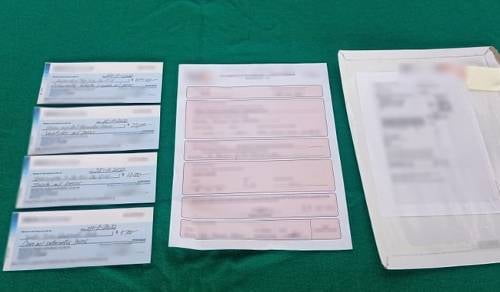 Guardia Nacional y Aduanas de México interceptan cheques por más de un millón y medio de pesos en Edomex